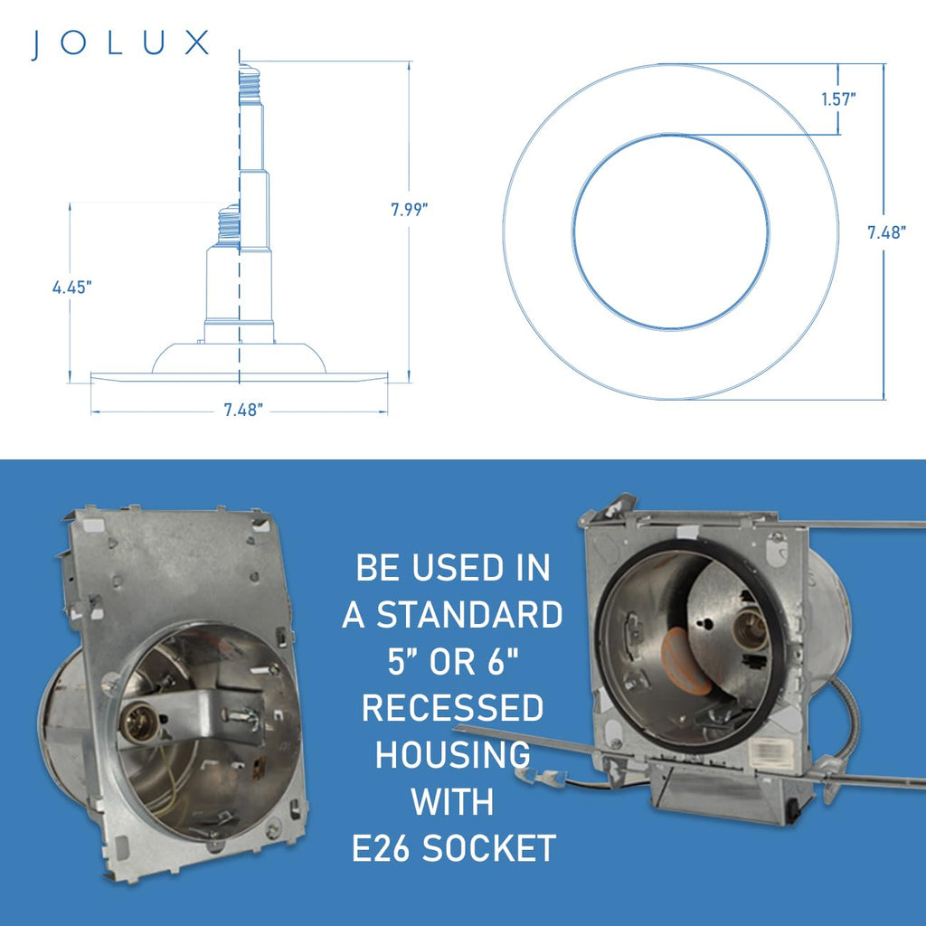 5/6 Inch LED Can Lights Retrofit Recessed Lighting