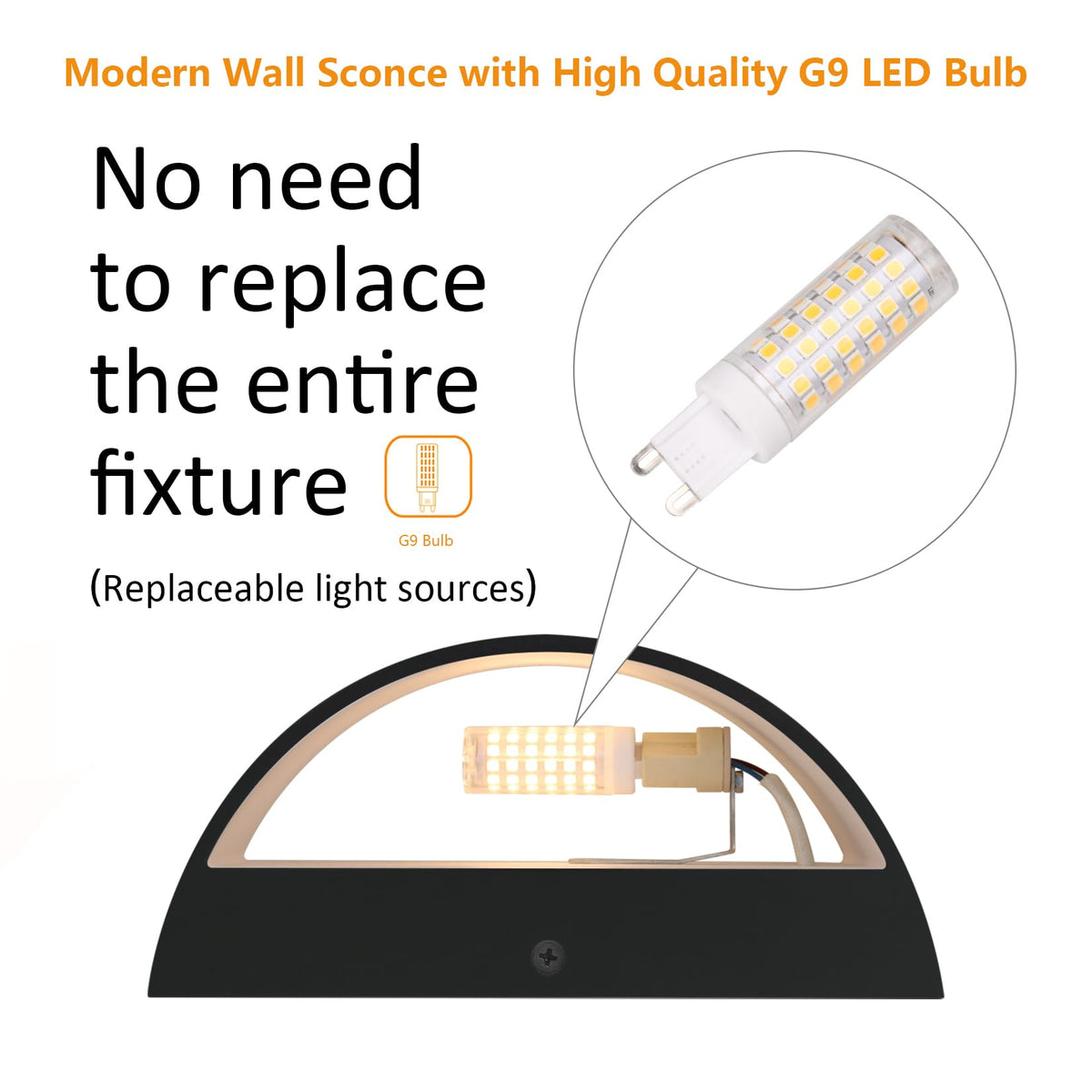 4 Pack Black Modern LED Wall Sconce Hardwired Indoor Wall Lights Up and Down Wall Mount Light Bedroom Hallway
