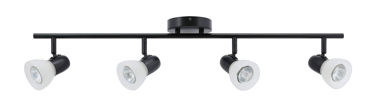 4 Light Black Track Light Fixtures Bathroom