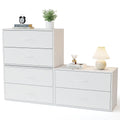2 Wood Drawers Closet Dresser Storage Organizer Stackable 3 Packs