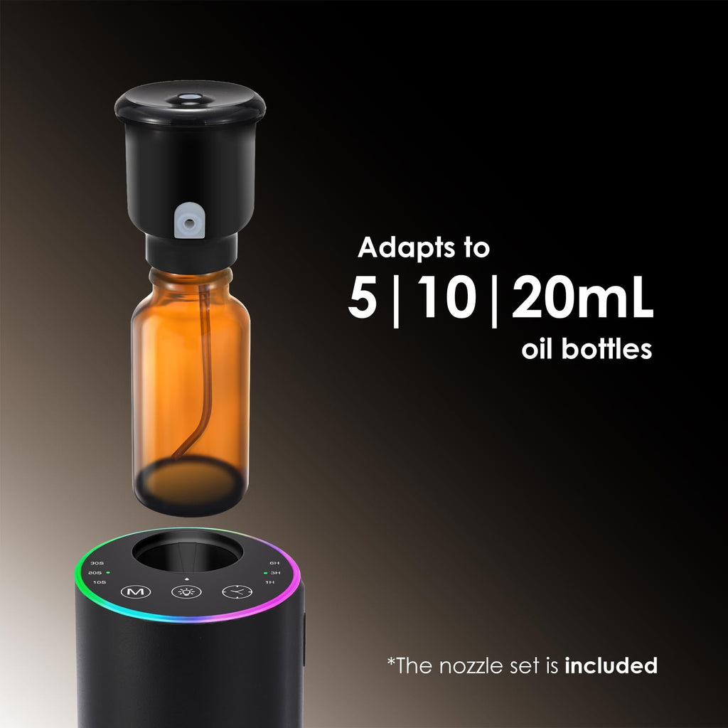 Waterless Essential Oil Diffuser Starter Kit, Aluminum Alloy casing
