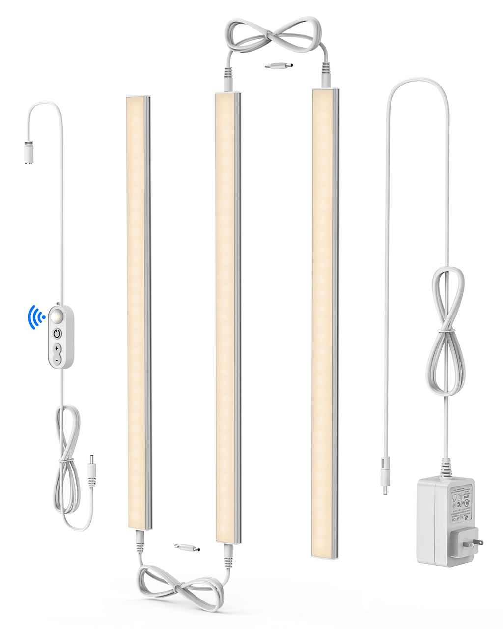 Motion Sensor Under Cabinet Lighting 2700K 3-Pack