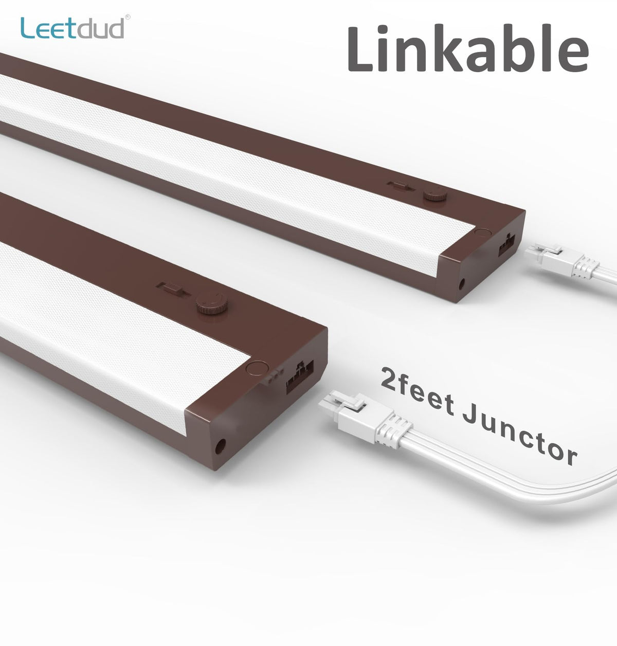 Under Cabinet Lighting Plug in or Hardwired Built-in Dimmer, 40 Inch 20W, 5CCT 2700/3000/3500/4000/5000K, Linkable