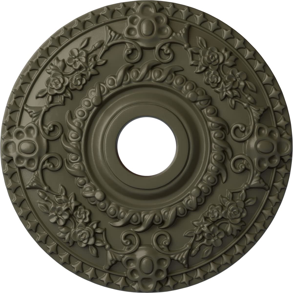Rose Ceiling Medallion, Witch Hazel