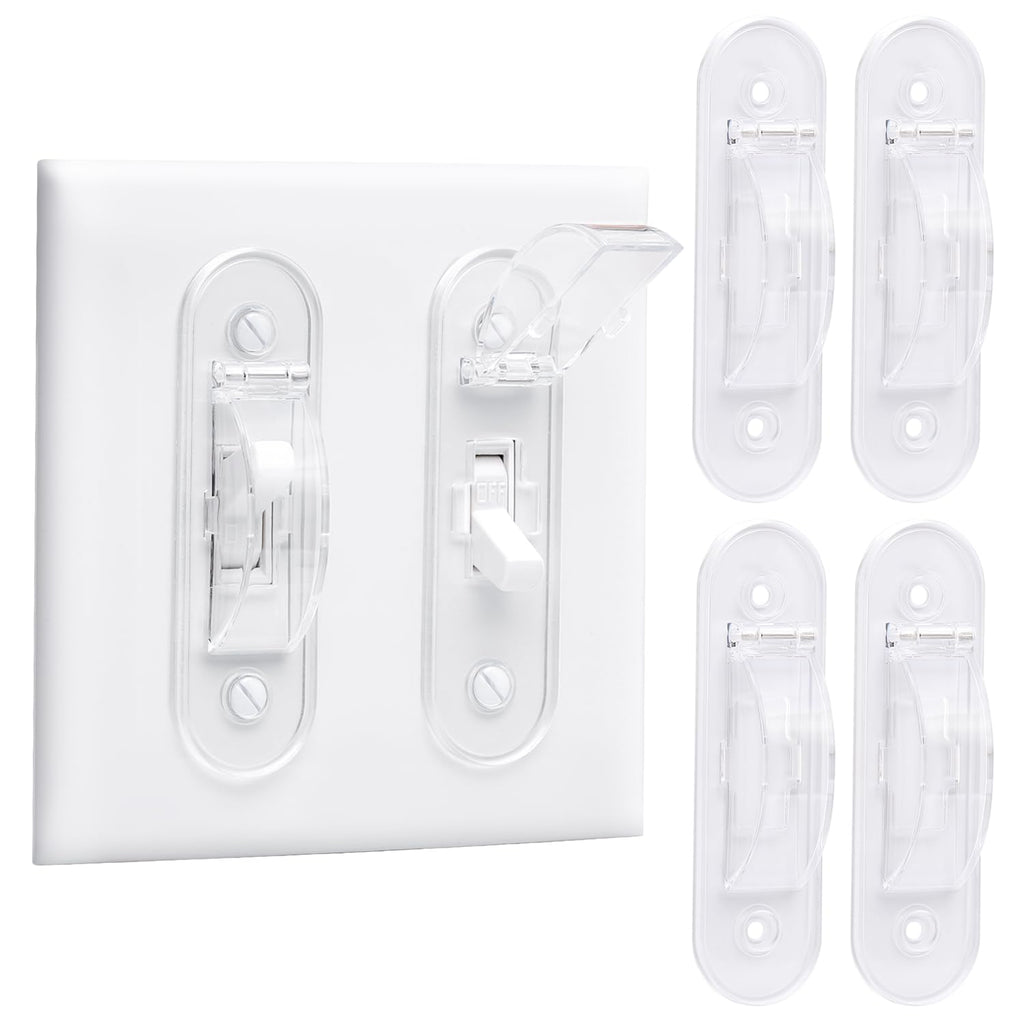 Wall Switch Guard, Childproof Light Switch Cover Guard | Toggle Style | Light Switch Protection | Lock Toggle Switch