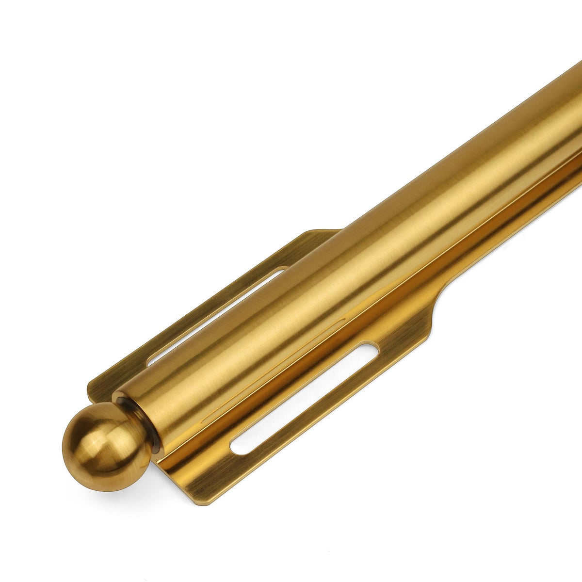 12" Valet Rod for Closet Pull Out (1 Pack, Brushed Gold)