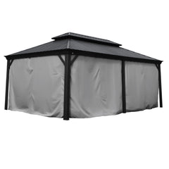 12' x 20' Outdoor Gazebo Privacy Curtain Sidewall