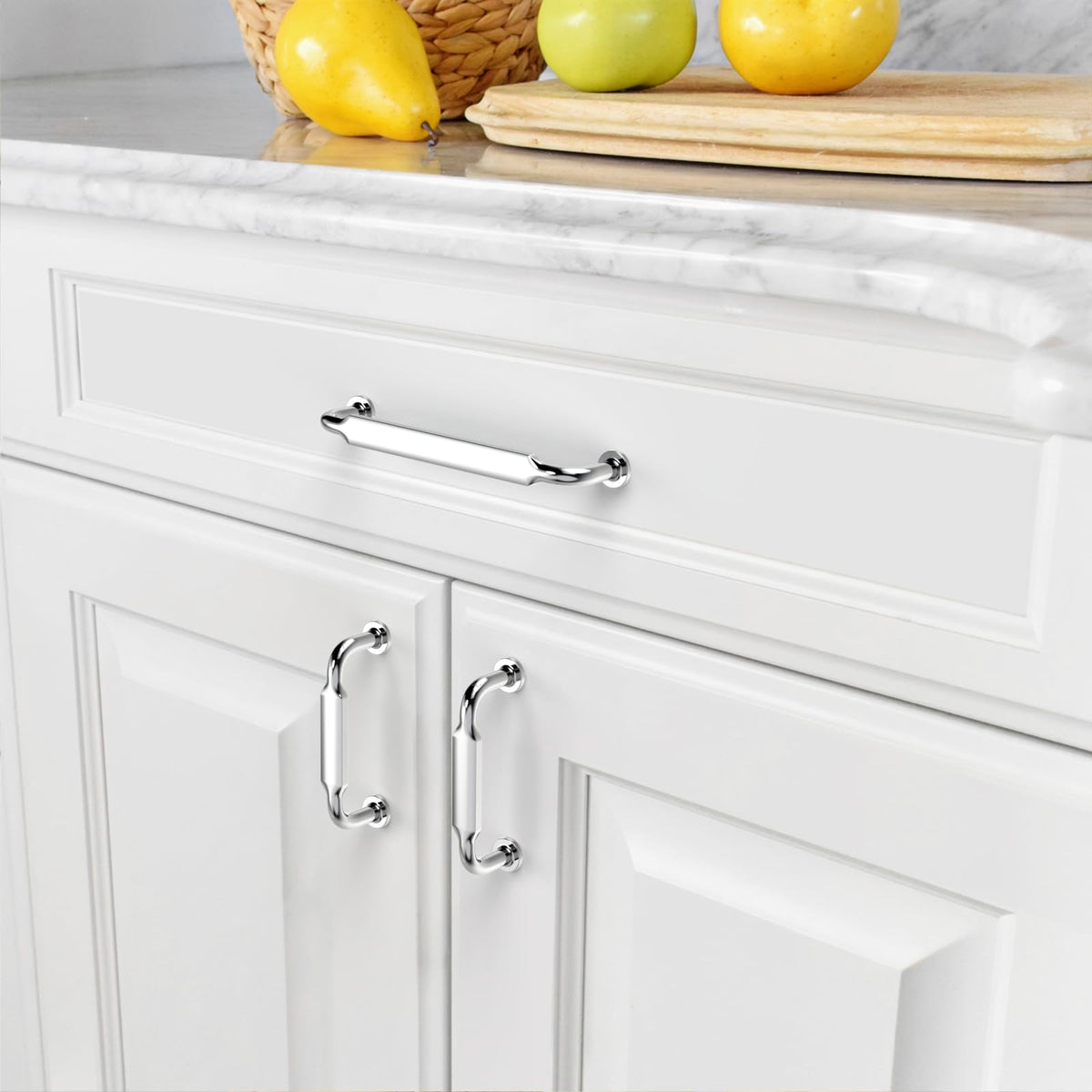 10 Pack 5 inch Polished Nickel Kitchen Cabinet Handles