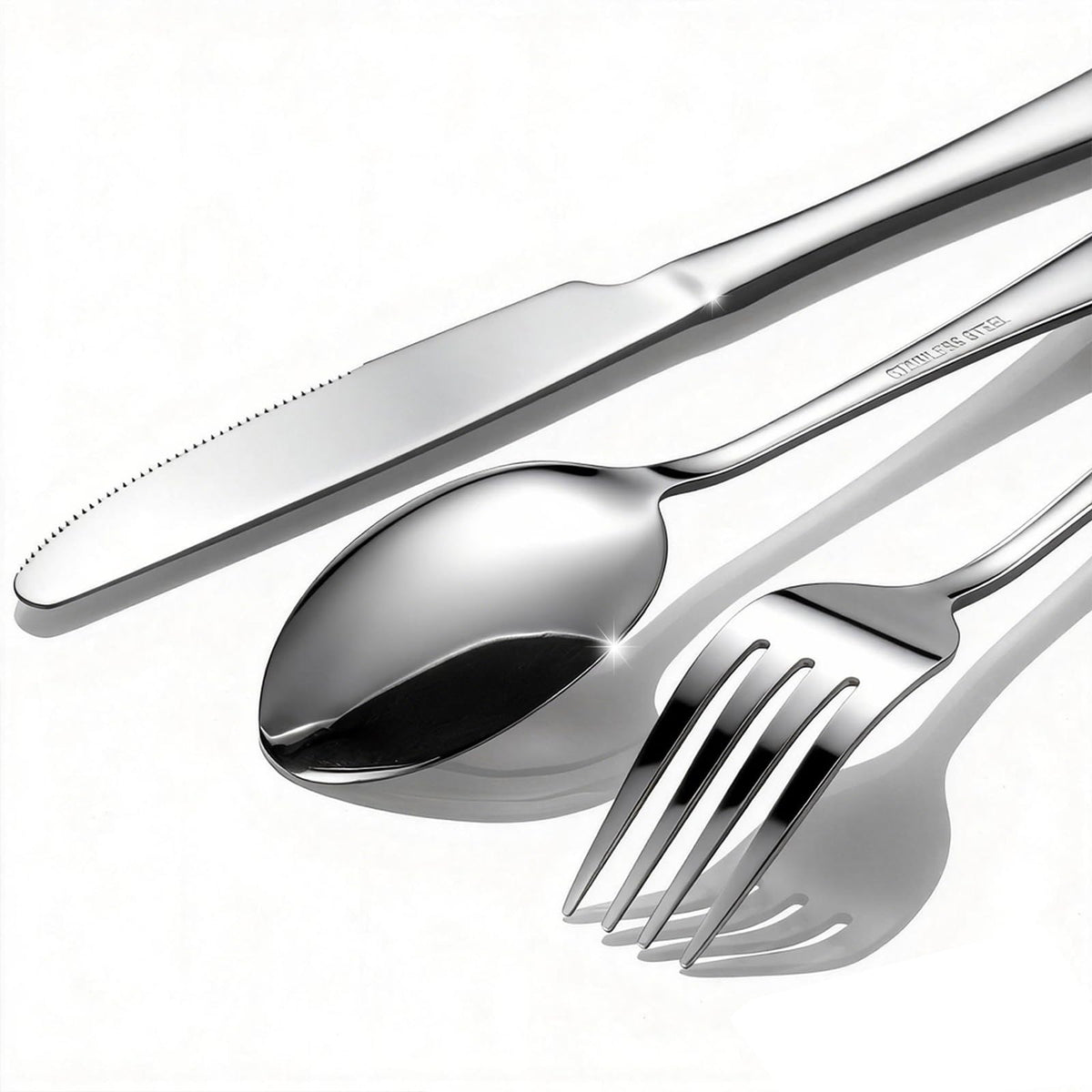 36-Piece Silverware Set for 12 - Stainless Steel Flatware Cutlery Set, Mirror Polished Flatware Set Include Forks