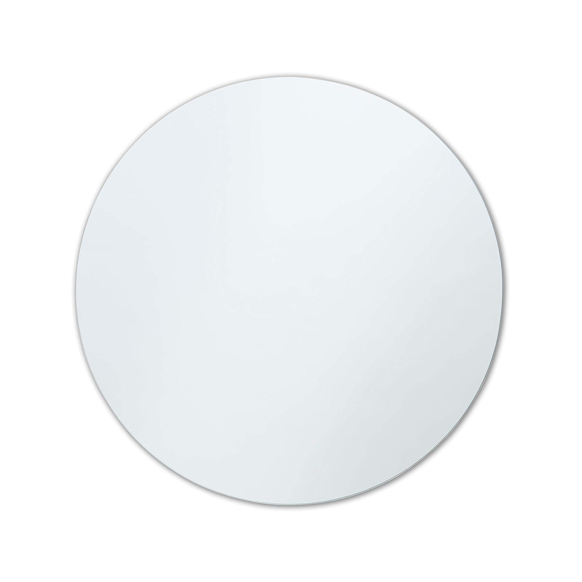 30" x 30" Frameless Round Mirror | Polished Edge