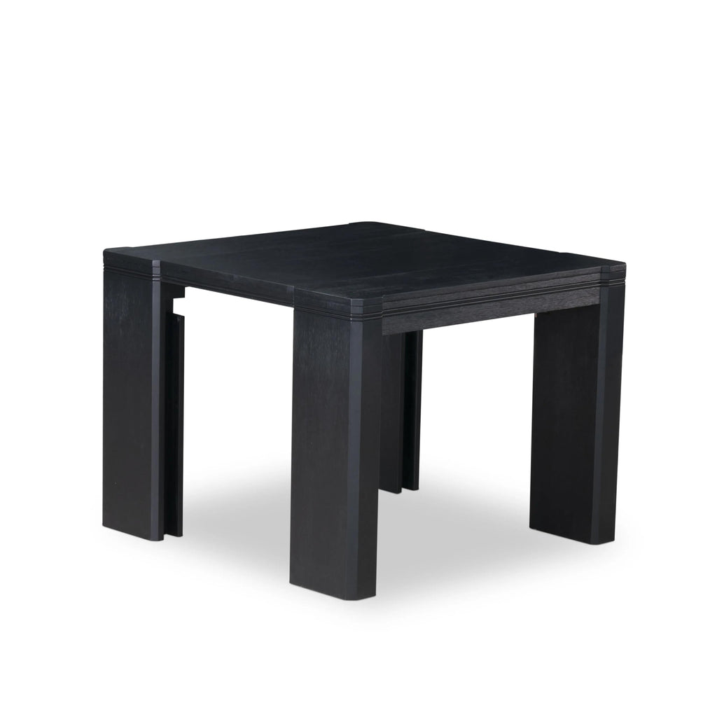 By XTT-ABK-TL Extendable Dining Table - a Rectangle Dining Table Top with Removable leaf & Stylish Legs, 39x120 Inch