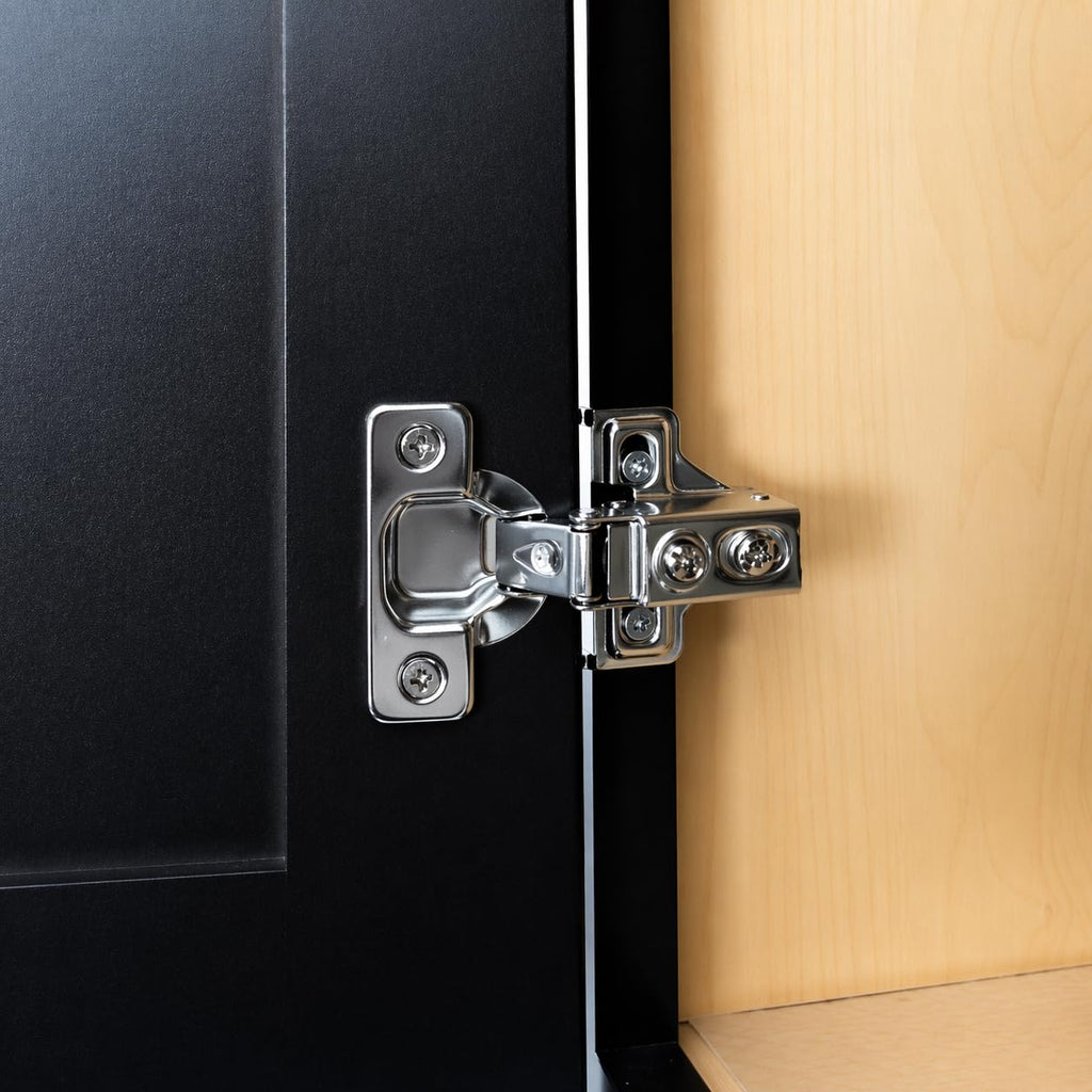 50-Pack 5/8" Overlay Soft Close Face Frame Kitchen Cabinet Hinges
