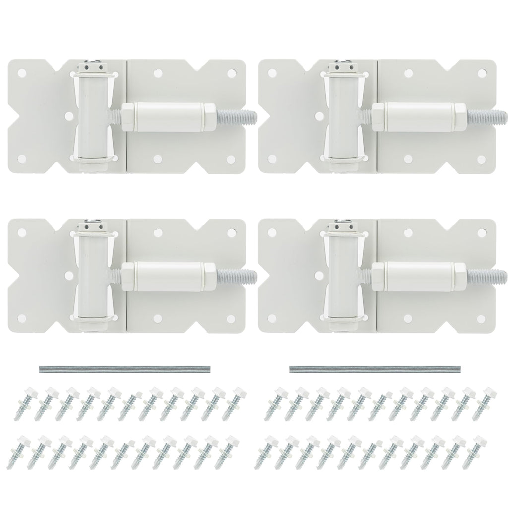 Self Closing Gate Hinges Heavy Duty, 90 Degree Adjustable, 4Pcs
