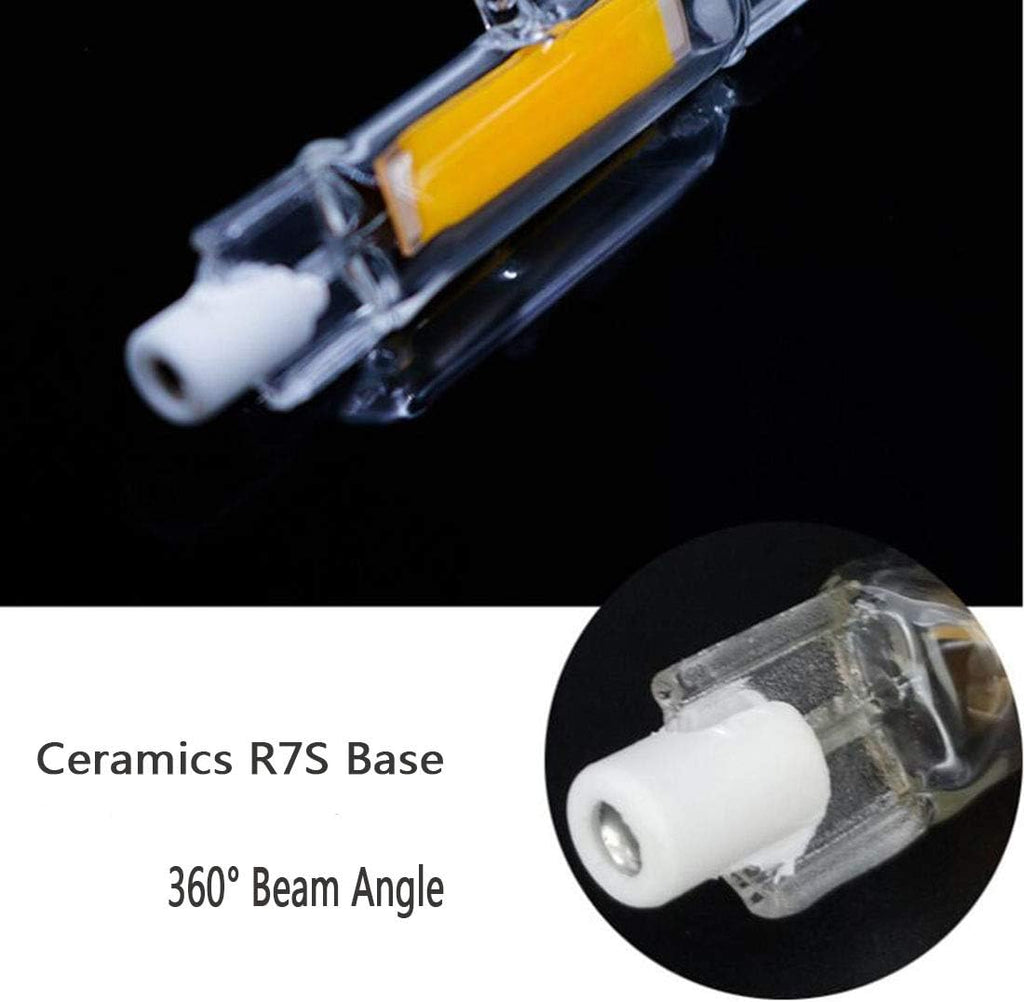118mm 5W R7S LED Bulb (3 Pack) 50W Halogen Equivalent 118mm J-Type 5W 120V R7S Base 6000K Cool White J Type T3 118mm