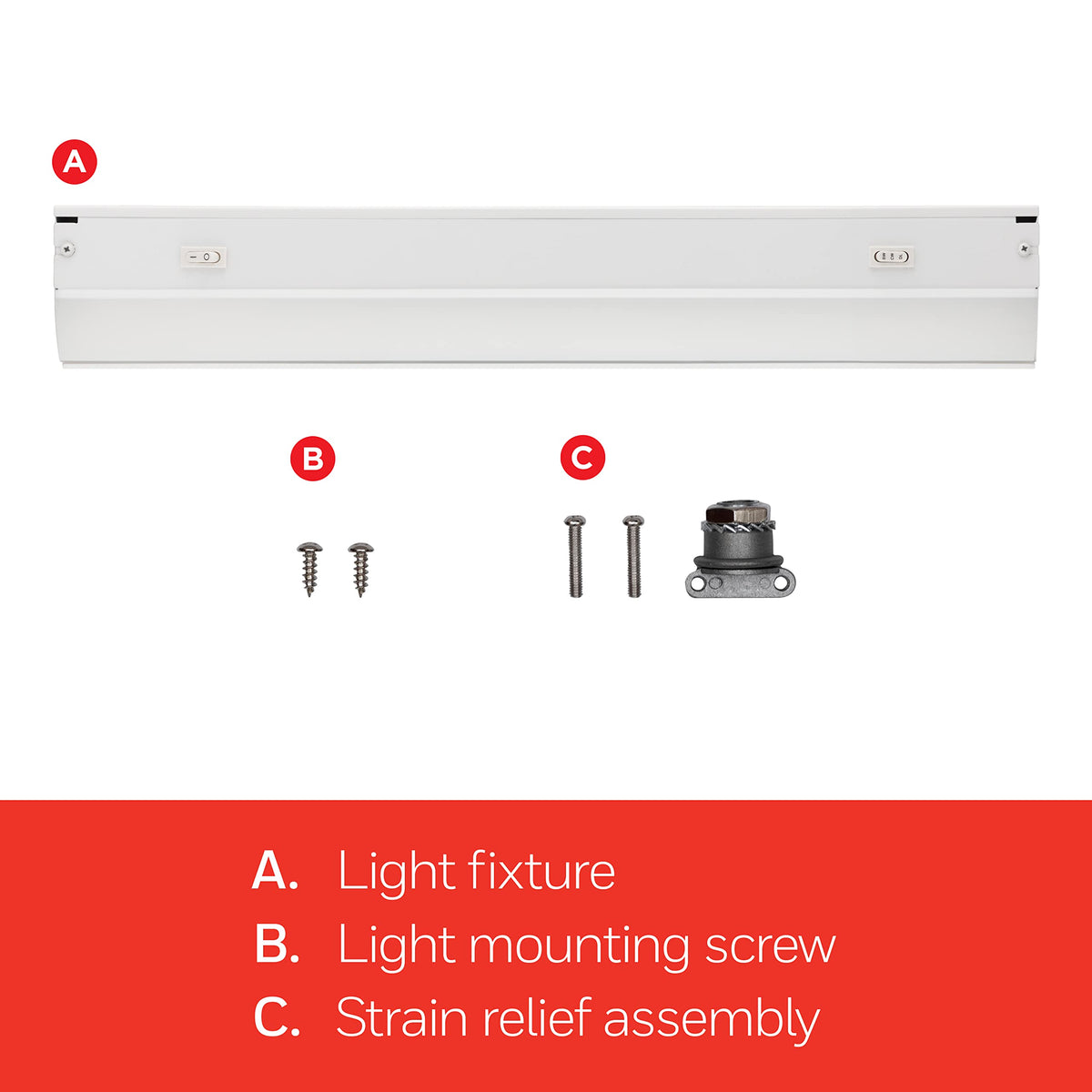 36 Inch Hardwired Under Cabinet Light, Dimmable 1283 Lumens