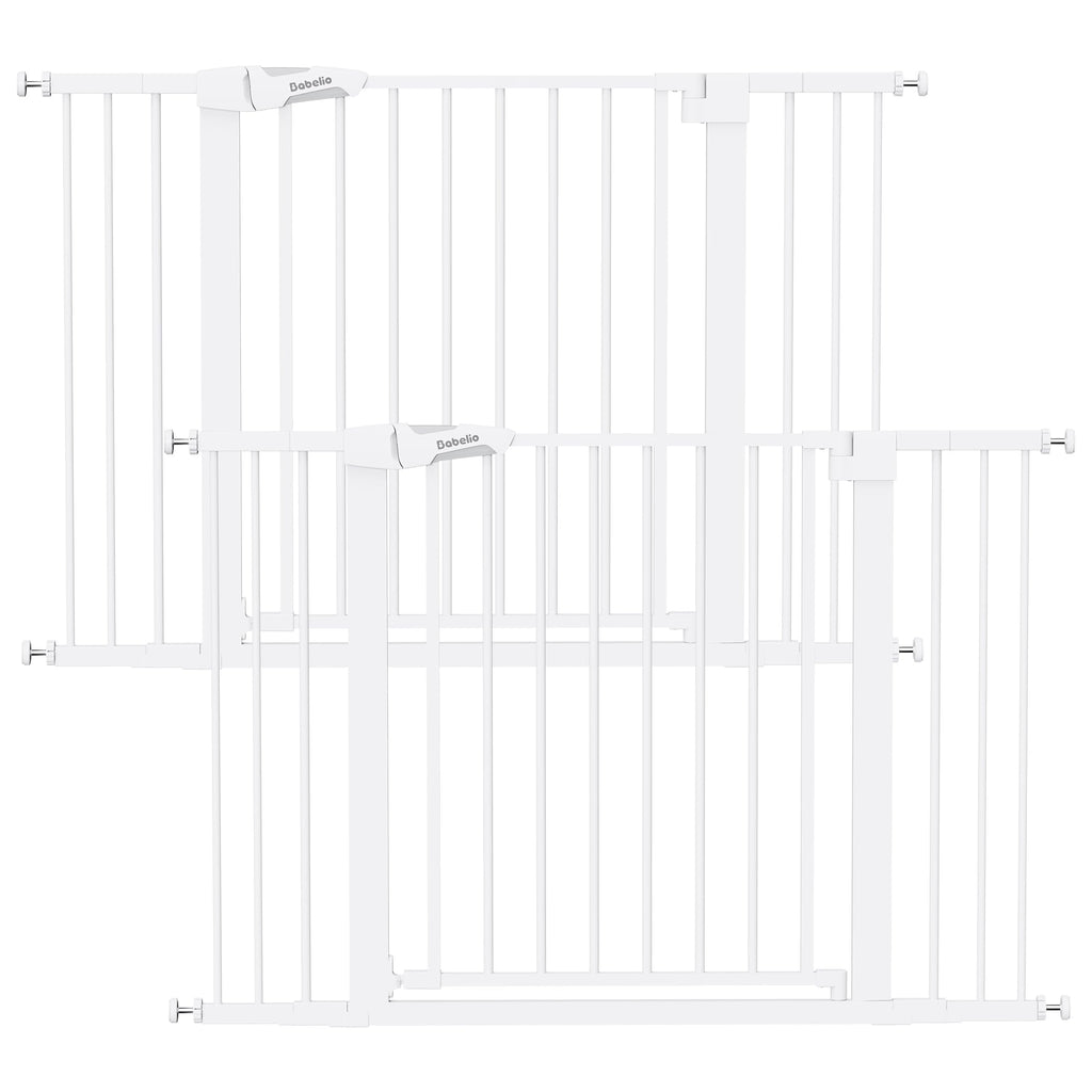 Pressure Mounted Baby Gate for Stairs, 29-48" Wide Dog Gate,2 Pack