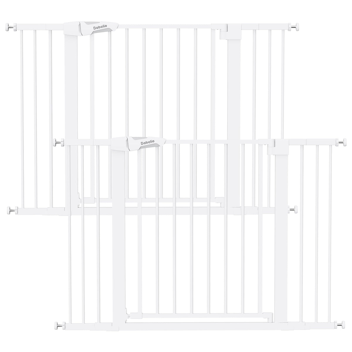 Pressure Mounted Baby Gate for Stairs, 29-48" Wide Dog Gate,2 Pack