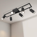 Track Lighting Fixtures Ceiling, GU10 Black Led Ceiling Spotlight