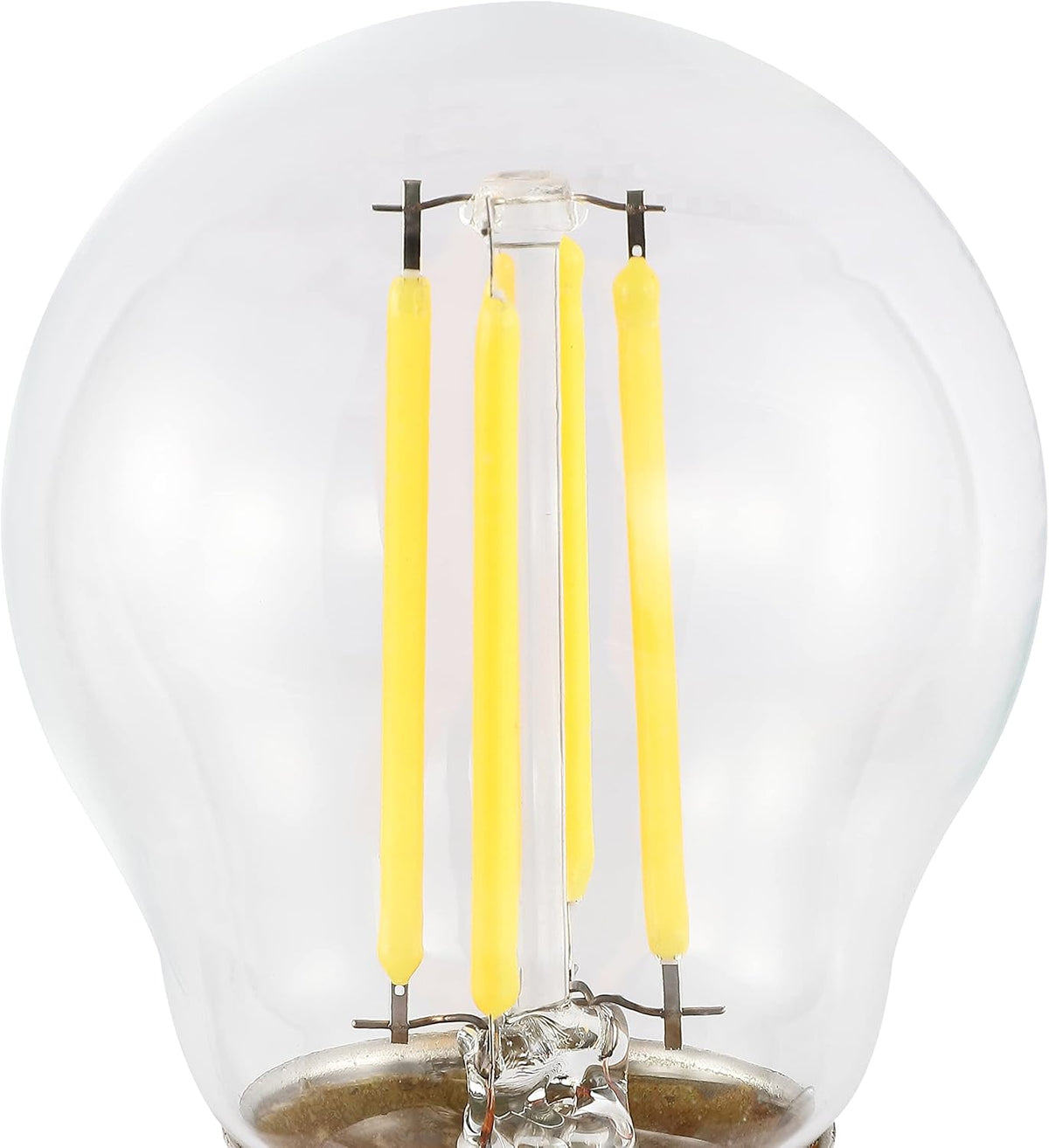 LED Edison Bulbs with E26 Base, 80+ CRI, Clear (Pack of 6)