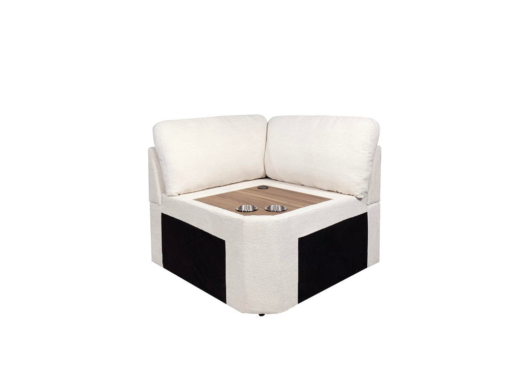 116" Oversized Modular Sectional Sofa, Large Chenille Upholstered Couch L-Shaped 7 Seat with Movable Ottoman & 2