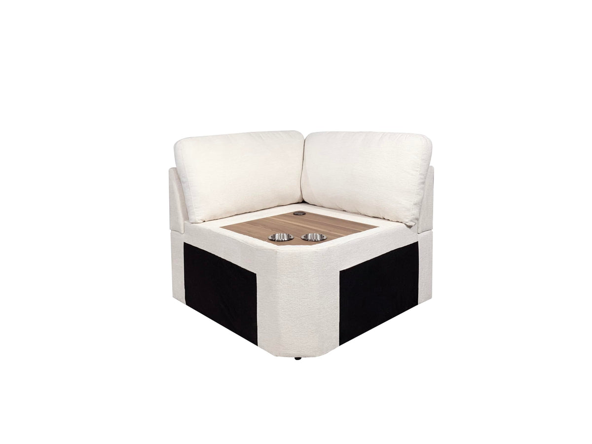 116" Oversized Modular Sectional Sofa, Large Chenille Upholstered Couch L-Shaped 7 Seat with Movable Ottoman & 2