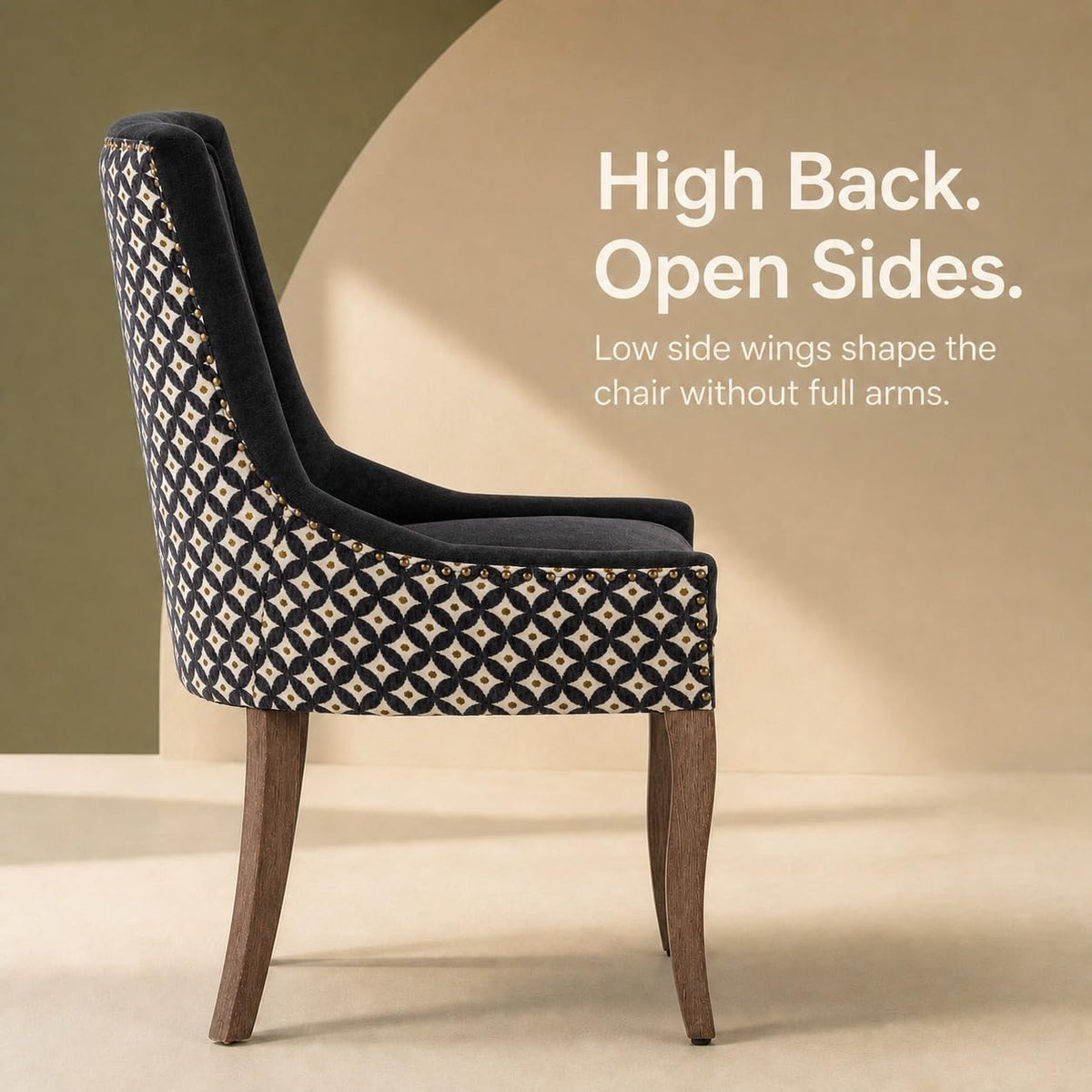 Dining Chairs Set of 4, Kitchen & Dining Room Chairs, Fabric Upholstered Dinning Chairs, Sillas De Comedor