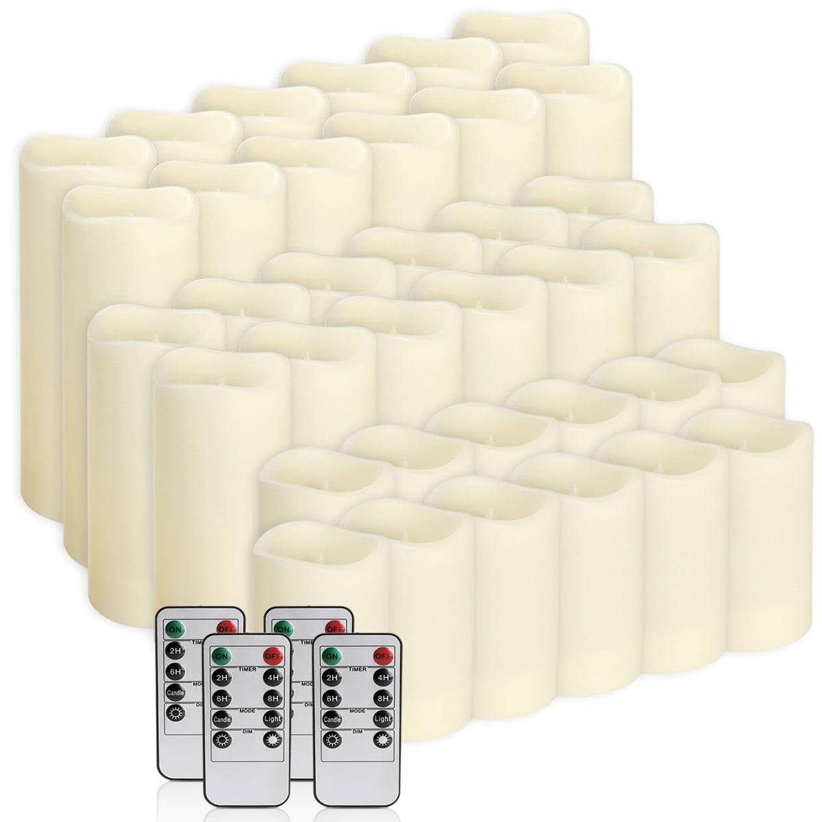 36-Pack LED Flameless Candles with Remote Control - Perfect, Parties, and Special Occasions - Create a Magical