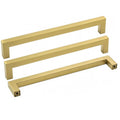 5 Pack 7-1/2 Inch Gold Cabinet Handles Brushed Cabinet Pulls