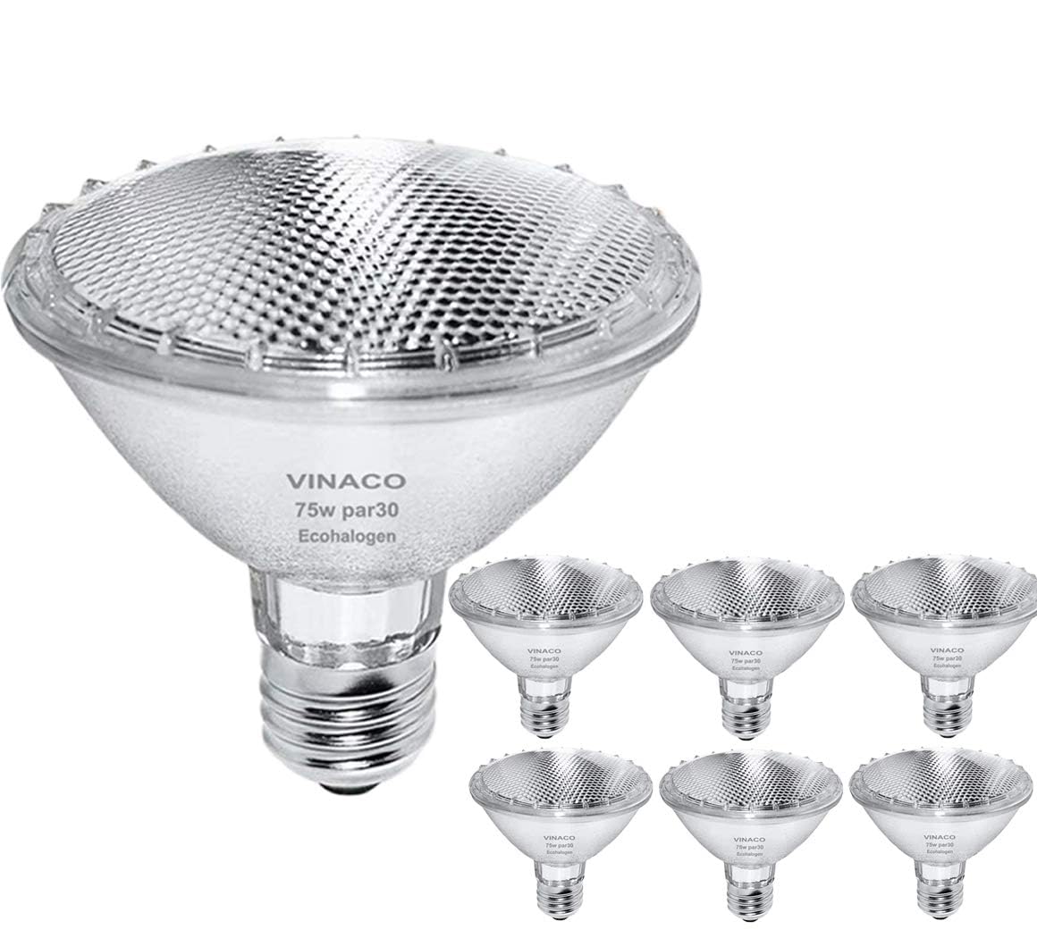 Par30 Short Neck Flood Light Bulb 75W 120V E26 Base 3000K Warm White