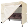 Ourdoor Swing Cove, 3 Triple Seater Hammock Cover Garden Swing Cover Garden Hammock Glider Chair Cover Outdoor Swing