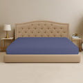 108′′W × 80′′L 1Pc Short Alaskan King Fitted Sheet Only 100% Egyptian Cotton - 600 TC Fits 15" Deep Pocket - Soft