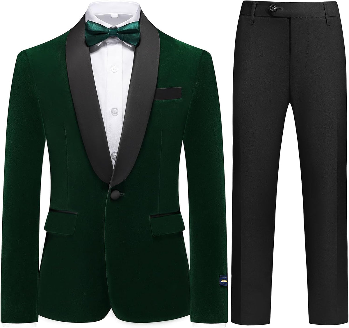 Boy Suits Tuxedo Suit Velvet Kid Ring Bearer Outfit Wedding