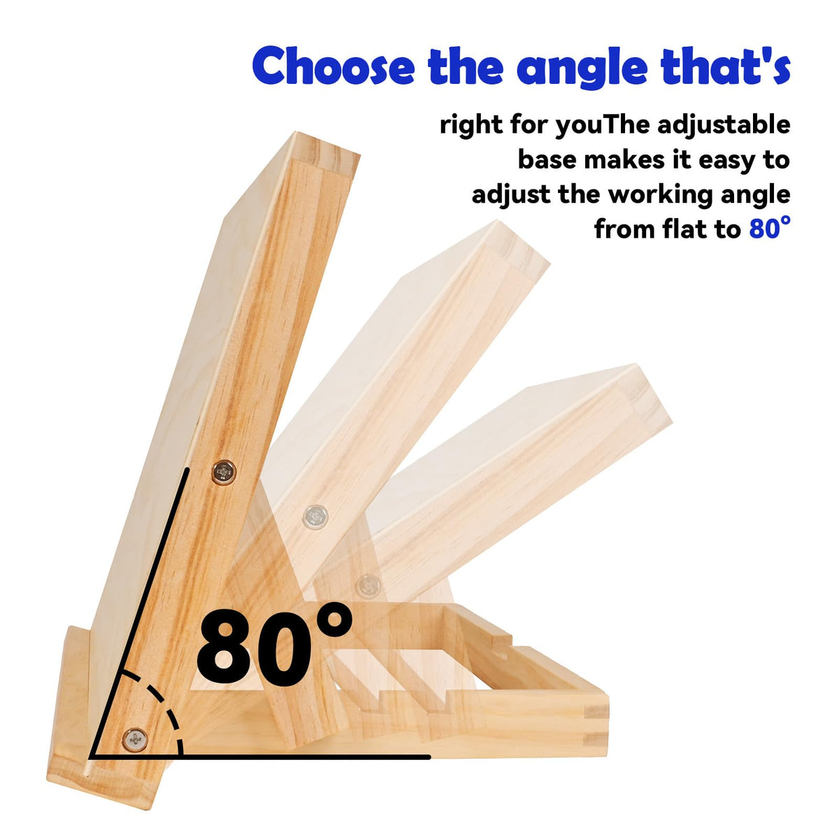 Easel for Painting Tabletop Easel 13 4/5 by 11 2/5 in