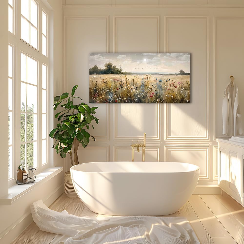 Wall Decor Canvas Prints Wall Art Bedroom Office Decoration Vintage Abstract Painting Rural Natural Landscape