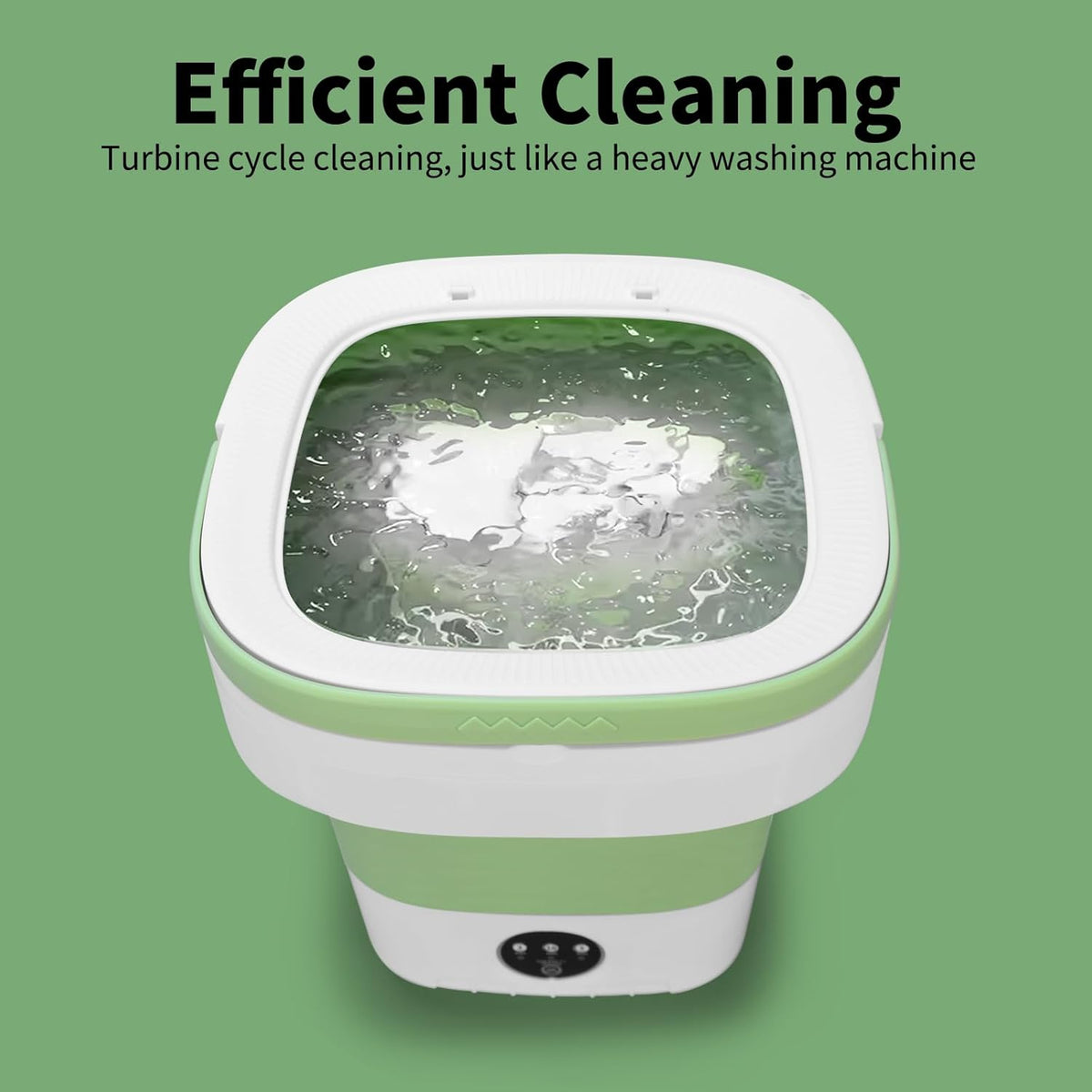 Portable Washing Machine, Mini 16L Upgraded with Spin Basket Laundry Machine, 3 Modes Deep Cleaning, Upgraded Small