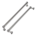 Appliance Handle Pull 18 Inch Hole Center Solid Brushed Satin Nickel Cabinet Pulls Heavy Duty Vintage Cabinet