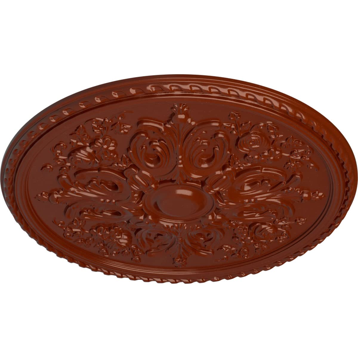 32 5/8"OD x 2"P Bradford Ceiling Medallion (Fits Canopies up to 6 5/8") - Ceiling Medallion, FireBrick