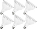 6 Pack Outdoor Flood Light Bulb LED PAR38, Exterior Spotlight Bulbs, Weatherproof, 1050 LM, 13W (100W Equivalent)