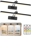 2 Pack Picture Lights for Wall Battery Operated, 16 inch Wireless Art Lighting for Painting, 6 Colors Picture Frame