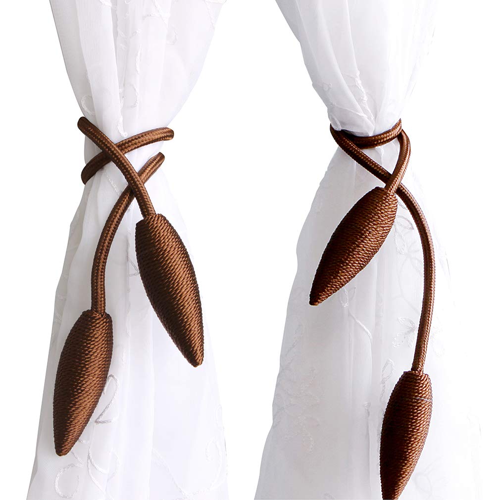 Curtain Tiebacks Clips Creative Window Drape Twist Tie Backs European Style Custom Made Curtain Holders - 4 Pieces