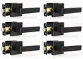 Privacy Door Levers, 6 Pack Oil Rubbed Bronze Door Handles Interior Heavy Duty Bed and Bath Keyless Door Locksets