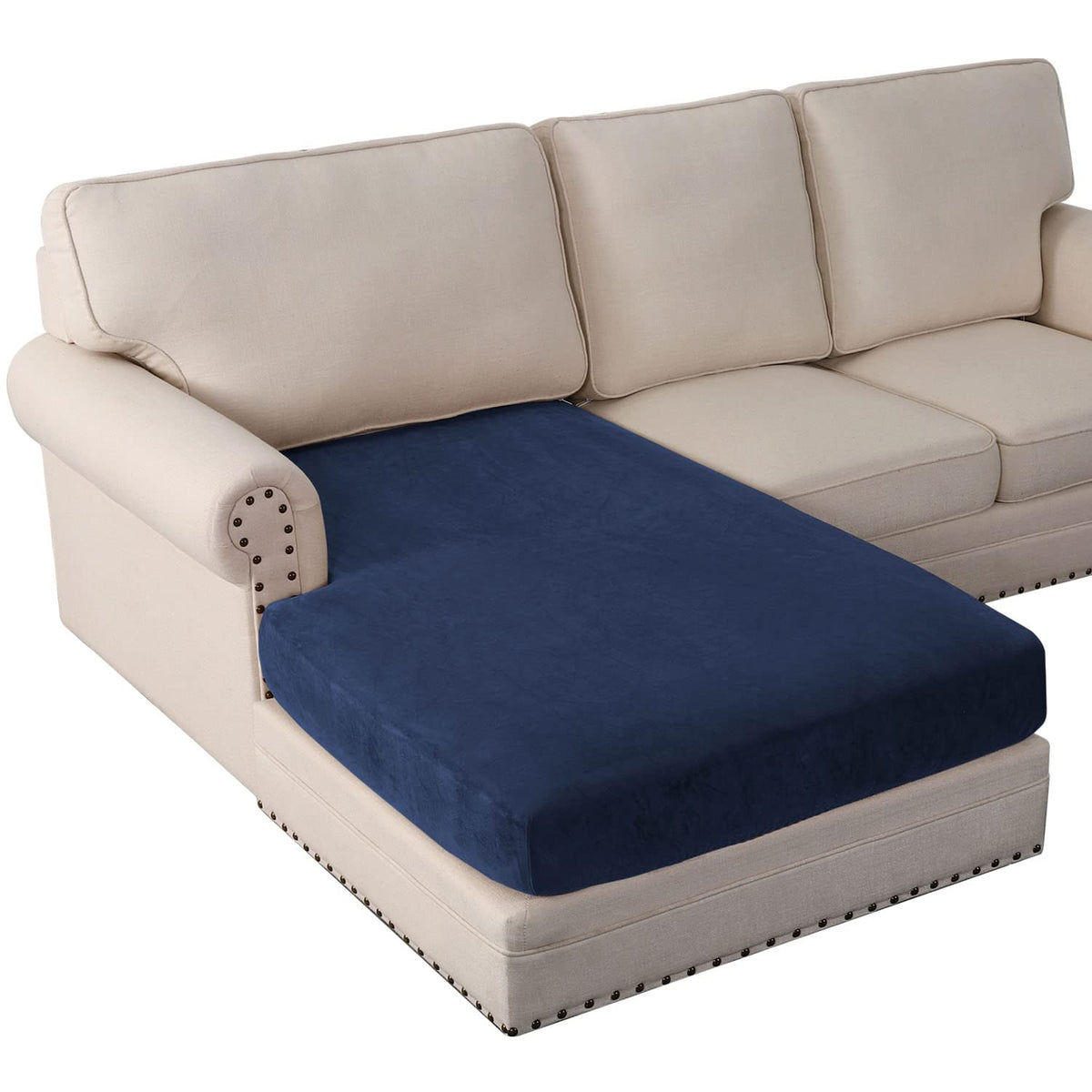 Sectional Couch Covers Velvet Couch Cover for Dogs Washable L Shaped Couch Cover 1 Piece Individual Sectional Couch