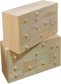 Unfinished Christmas Wooden Advent Calendar for DIY Craft Project,Set of 2