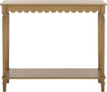 Collection Haven French Country Farmhouse Matte Black Console Table , Foyer
