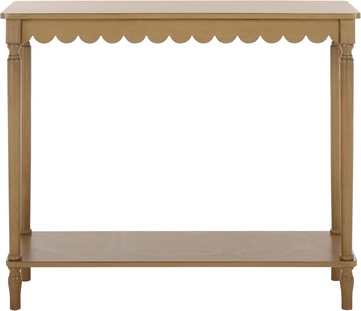 Collection Haven French Country Farmhouse Matte Black Console Table , Foyer