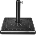 33lb Heavy-Duty Patio Square Umbrella Base, Antioxidant Sprayed Steel Pole Market Table Stand