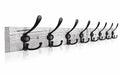 Coat Rack Wall Mount 31.5'' Coat Hanger Wall Mount Old White Coat Hooks for Wall Rustic Towel Racks Living Room Coat