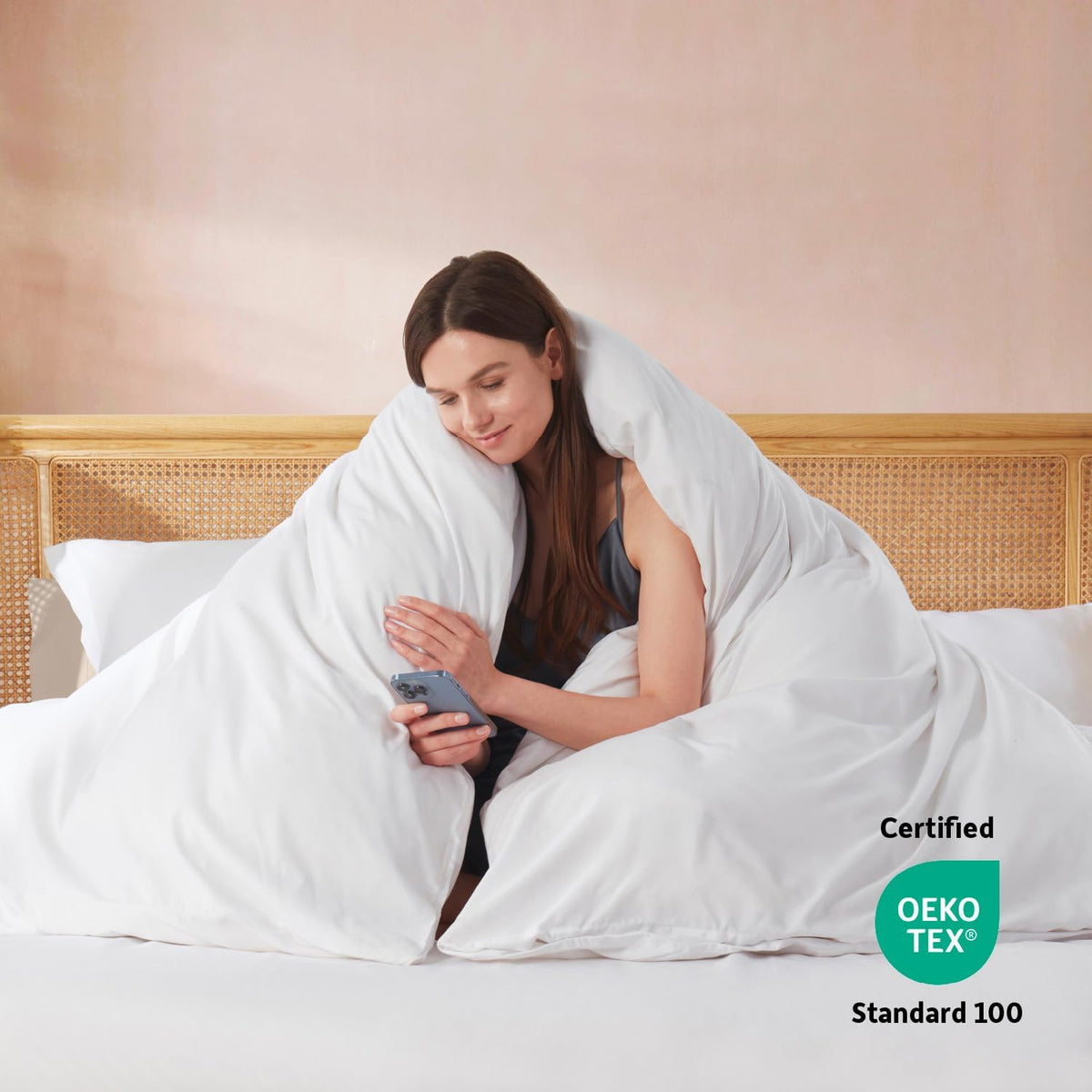 White Duvet Cover - Soft Double Brushed Duvet Cover Set, 3 Piece, with Button Closure, 1 Duvet Cover