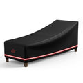 Patio Lounge Chair Cover Waterproof Heavy Duty Outdoor Chaise Lounge Covers with Upgrade Air Vent, 1 Pack - 64L x 30W