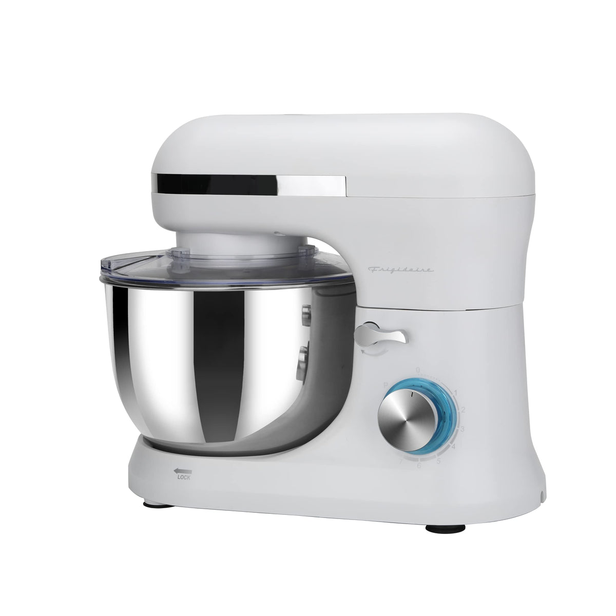 Retro Electric Stand Mixer, 4.75 Quart / 4.5L, 8 Speeds with Whisk, Dough Hook, Flat Beater Attachments, Splash Guard